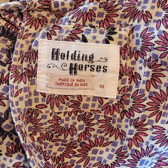 Anthropologie Holding Horses Annamaria Romper Boho Tassel Womens Medium - Picture 7 of 16